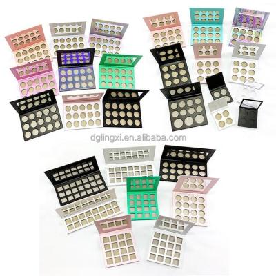 China EyeShaowPrivate Waterproof Wholesale Simple Label Vegan Eyeshadow Palette Custom Makeup Palette for sale