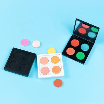 China 150Colors Eyeshadow Waterproof High Pigmented DIY Four Holes Eyeshadow Palette Private Label Eyeshadow Palette for sale