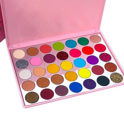 China Custom Logo Cosmetics Makeup Eyeshadow Palette Waterproof Vender Price Eyeshadow Palette for sale