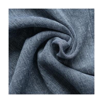 China Environmentally Sustainable Linen Cotton Blended Yarn-Dyed Fabric for sale