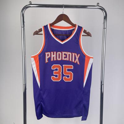 China Newest Size 2023 Hot-pressed Phoenix Basketball Tank Tops Tops Suns Basketball Uniform Shirts for sale