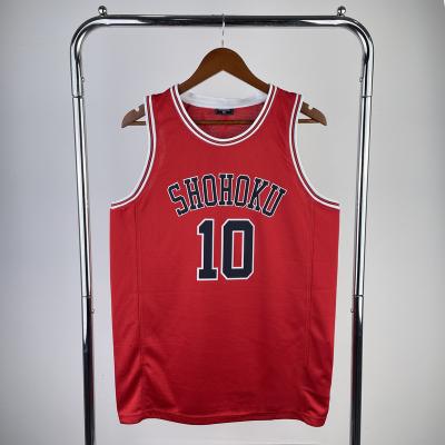 China Newest hot-pressed size 2023 basketball tank tops tops slam dunk basketball uniform shirts for sale