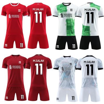 China Shirts & Senior 23/24 Adult Kids Jersey New Season Soccer Team Custom M.SALAH VIPGIL HENDERSON Jersey Customization for sale