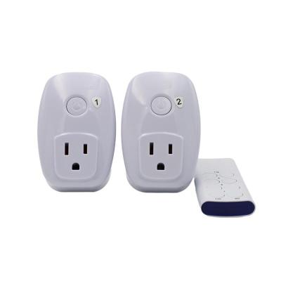 China FR Mini Smart Electric Power Plug Wireless Indoor RF Control Switch Remote Control Socket for sale