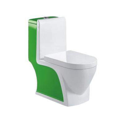 China Cheapest Double-flush Colorful Chinese WC Toilet Kids Toilet for sale