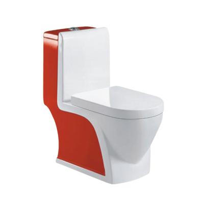 China Double-flush Toilet Colorful Bathroom Ware Sanitary Ware Toilet for sale