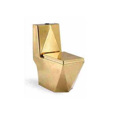 China Luxury Gold Concealed Cistern Colombia Bathroom Hidden Toilet for sale