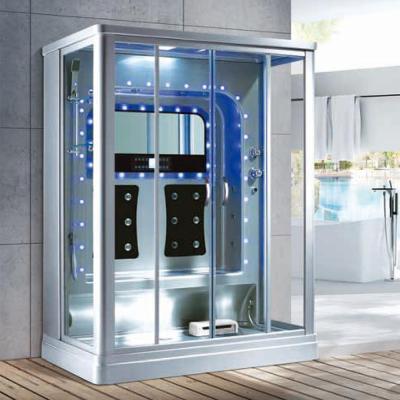 China Amd Modern Hydromassage Built-in Saturated Steam Shower Room for sale