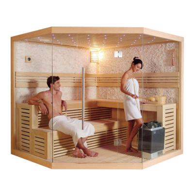 China Computer Control Panel Computer Control Panel Enclosed Dry Sauna Room Traditional Steam Sauna Room for sale