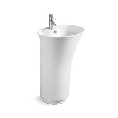 China Shampoo sinks shampoo sinks marble basin stone pedestal washbasin for sale