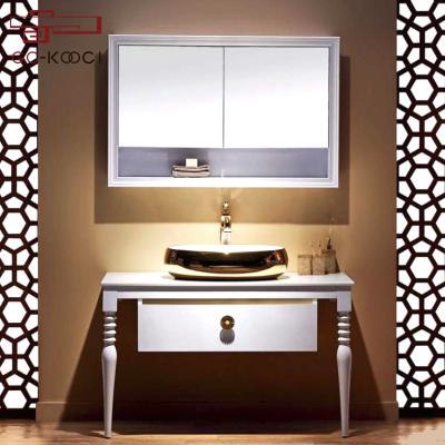 China Bathroom Vanity Modern Bathroom Vanity Stainless Steel Cabinet Modern Classic Bathroom Cabinet for sale