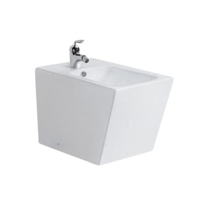 China Peep Chinese Bidet Washdown Ceramic Toilet 590*360*380mm 590*360*380mm for sale