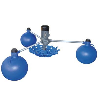 China FARM EQUIPMENT Fish Farm 3KW 4HP FUTI LONG ARM FLOATING BALL WHEEL AERATOR FOR FISH POND for sale