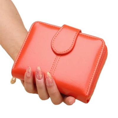 China 2019 Fashion Fashion Zipper Ladies Pinch Women Leather Clutch Wallet for sale