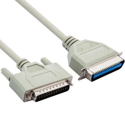 China Parallel 3M 25Pin DB25 COMPUTER Male to Female Printer DB25 M-M Cable LPT DB25 to 36 Printer Computer Cable Printer Extender Cable for sale