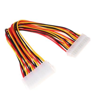 China COMPUTER 30cm ATX 24 Pin Male to 24 Pin Female Power Supply Extension Cable for PSU Power Advance Connector Wire Internal Power Supply. PC TW for sale