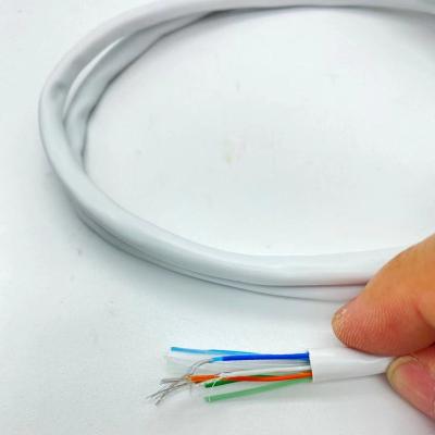 China Indoor gigabit router network jumper super high quality unshielded aluminum six wires material30M CT6 30M magnesium for sale