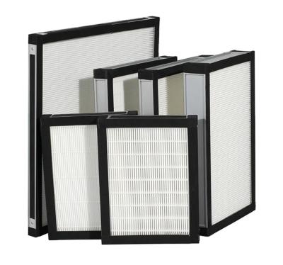 China Air Filtration System Custom Size 99.99% Hepa Efficiency PP+PET, PP, Fiberglass Material Hepa Filter H13 H14 Class For Laminar Air Flow Hood for sale