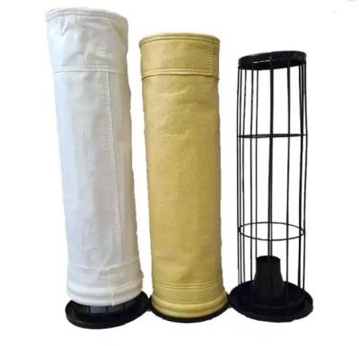 China Asphalit Mixing Industrial supply of polytetrafluoroethylene nylon powder polyester aramid cloth pps and PTFE dust filter bags for sale