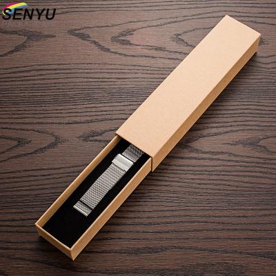 China Handmade Custom Wrapping Paper Box Drawer Shape Watch Strap Packaging Paper Gift Box Packaging Box for sale