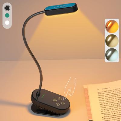 China Salon Source Glocusent Factory Patented Led Reading Book Light Eye Care Usb Rechargeable Flexible Clip On Book Light For Reading for sale