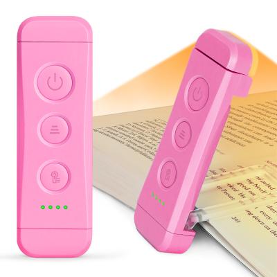 China High Quality Personal Dimmable Glocusent Mini Book Light Rechargeable Wireless Bedroom Reading Lamps Cue Light For Reading for sale