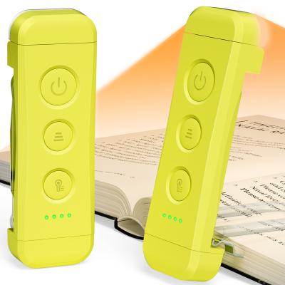 China Factory Living Room Mini Usb Led Rechargeable Natural/Warm/Amber Clip Directly Portable Book Light Clip On Book Reading Lights For Kids for sale