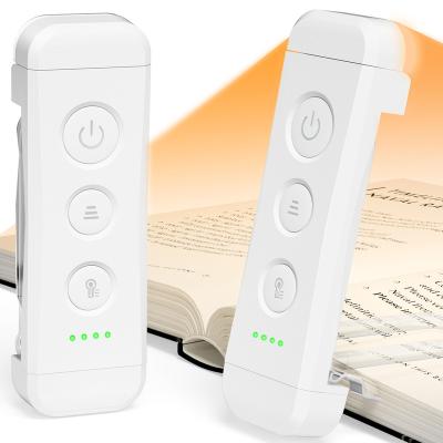 China Bedroom Wholesale Mini Wireless Usb Rechargeable Personal Book Light USB Rechargeable Adjustable Hands Bookmark Free Personal Light for sale