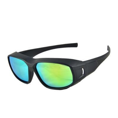 China Sports Borjye J112 Unisex Ripple Silver Frame Made in Taiwan Products Over Sunglasses for sale