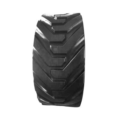 China Hot selling natural rubber machine tire 385/65D19.5 hauland overhead foam filled tire for sale