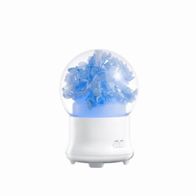 China Household Flower Arranging Perfume Humidifier Essential Oil Diffuser Air Purifying Humidifier with Light for sale