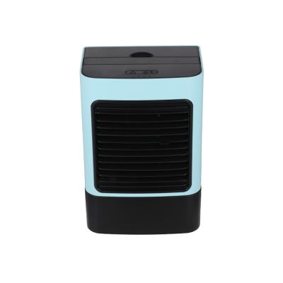 China Small Standing Air Conditioner Water Cooler Mist Air Cooler Ion Jet High Efficiency Table Fan for sale