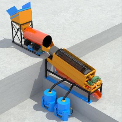 China Gold Washing Plant Alluvial Placer Ore Dressing Equipment for sale