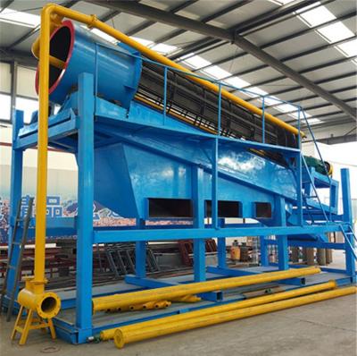 China Placers Diamond Ore Black Sand Sluice Washer 50 - 100TPH Gold Processing Mining Equipment for sale