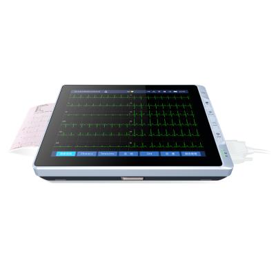 China Hot Sale Metal Medical Electrocardiogram Portable Ecg Ekg Cardiograph Machine for sale