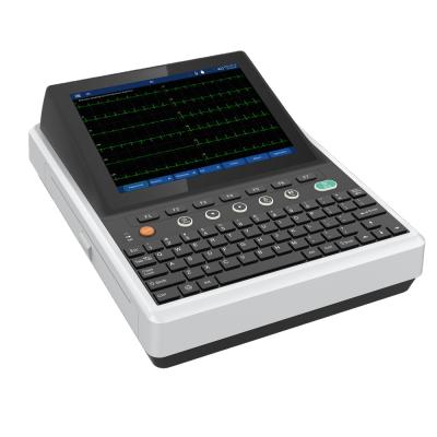 China Metal Manufacturer Supply Portable Digital 12 Channel Ecg for sale