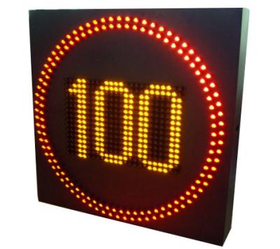 China City Streets Digital Speed Limit Signs , Led Speed Signs Refresh Rate 120Hz for sale