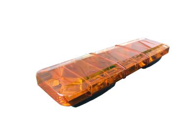 China Amber Safety Emergency LED Light Bar 10V ～ 16V  U Shape Bracket  8 - 15 Modes for sale