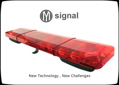 China Red 50W Police Light Bars U Shape Bracket Working Voltage 10V ～ 30V Long Working Life for sale