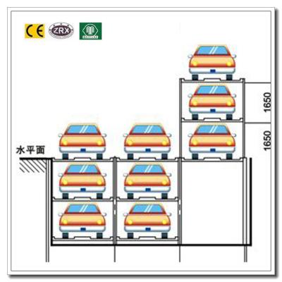 China +1-1 y +1-2 4 Pilar Sistema de estacionamiento vertical en fosas en venta