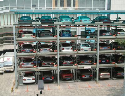 China 2-6 Layers Mechanical Puzzle Car Parking System EquipmentRotating Parking System Solutions for sale