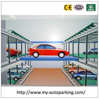 China Smart Card and Touch Panel Coneyor Intelligent Garage Stacking Car Parking System for sale