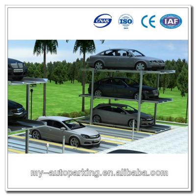 China Sistema de estacionamiento de tres capas / Sistema de estacionamiento vertical subterráneo (pozo) / Auto de 3 niveles en venta