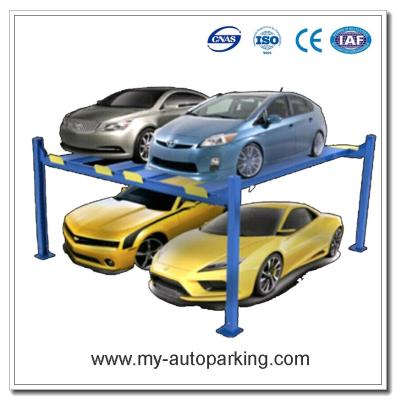 China Hot Sale Low Price Four Post Double Car Parking Lift /Four Post Lift Double Wide Side by Side Chinese Manufacturers for sale