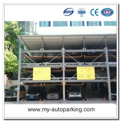 China Venta de un sistema de estacionamiento inteligente vertical de 4 pisos/sistema de estacionamiento de coches de puzzle de cuatro niveles/elevadores de estacionamiento de coches de varios niveles en venta