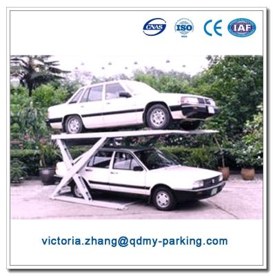 China Double Parking Car Lift Double Deck Scissor Lift China Factory Wholesale for sale