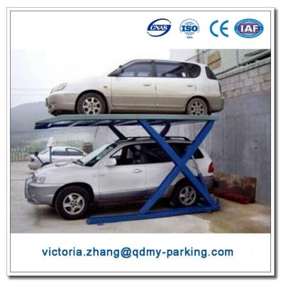 China 2 Level Double Car Parking Lift Portable Hydraulic Mechanical Scissor Jack for sale