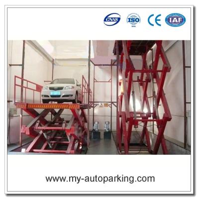 China El sistema de elevación por tijeras hidráulica/plataforma de elevación por tijeras de montaña completa/elevador para automóviles tipo tijeras/elevador para garajes de automóviles para el sótano en venta