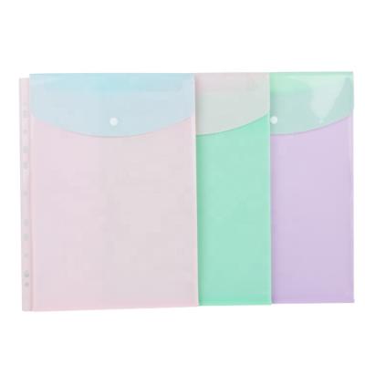 China Custom Office School Stationery School Folder PP Security Material A4 Folder Folders With Pockets for sale