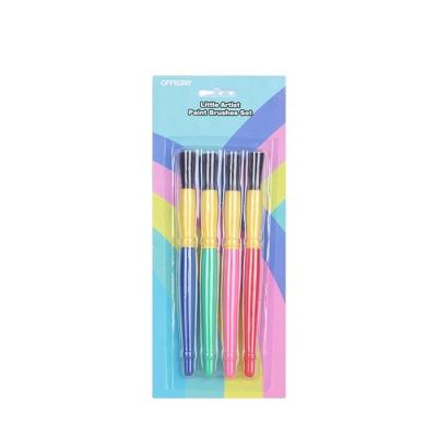 China School/Office/Promotional Wholesale 4pcs Painting Reading Brush For Kids DIY Tools Painting School for sale